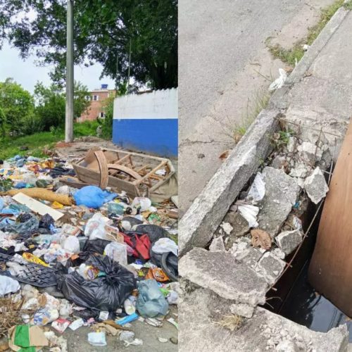 Insegurança e abandono em ruas do Guarujá