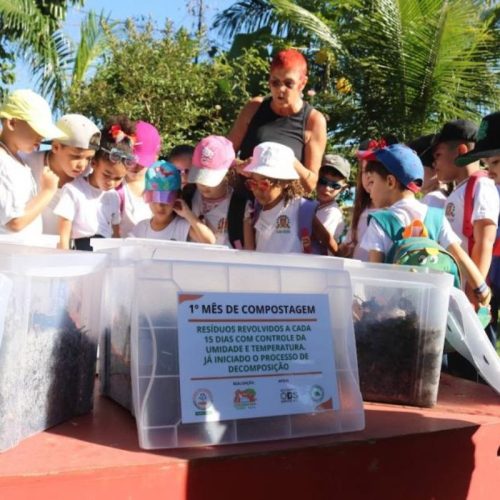  1 de 15ª edição da Semana da Compostagem acontece em Santos, SP, neste domingo (4). — Foto: Divulgação/Prefeitura de Santos 