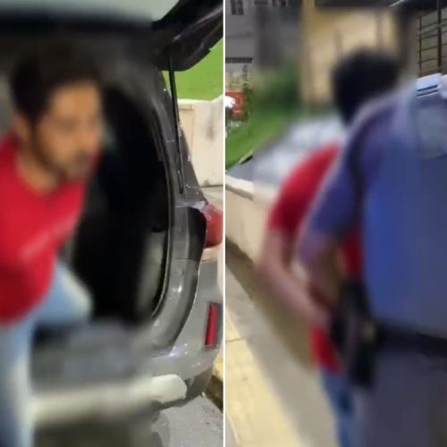  1 de 1Caso aconteceu no bairro Arapongal, em Registro (SP) — Foto: 14º BPM/Divulgação 
